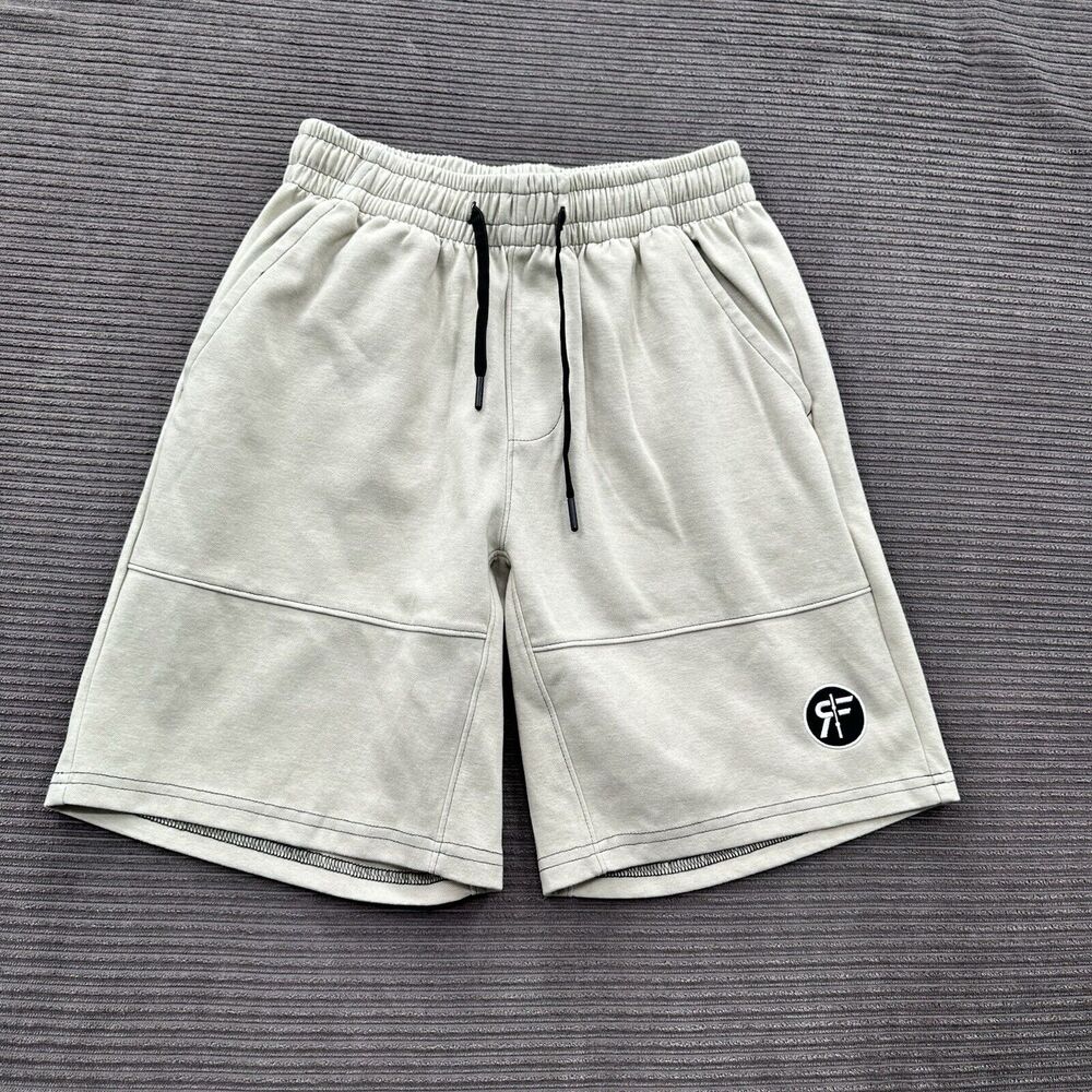 Rokfit Motion Shorts Men‎ Medium Beige Polyester Gym Workout Lifting Athletic.